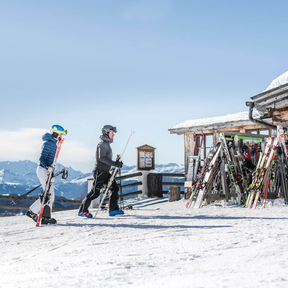 Winter sports: skiing, toboggan, ice-skating, cross-country skiing and snow-shoe hikes